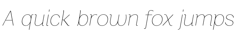 Preview of BrightGrotesk-ThinItalic ?