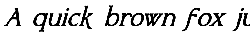 Preview of Bronzetti Bold Italic