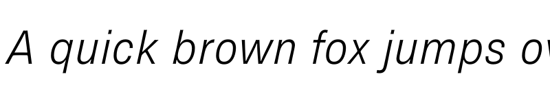 Preview of Brown Pro Light Italic