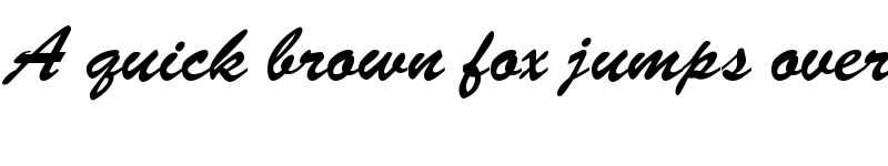 Preview of Brush Script D Regular