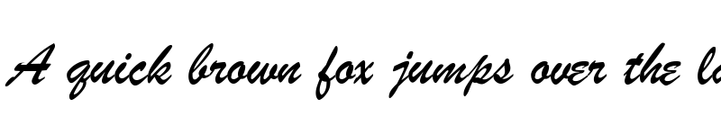 Preview of Brush Script e Italic