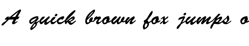 Preview of Brush Script Normal-Italic