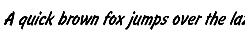 Preview of BrushType-SemiBold-Italic Regular