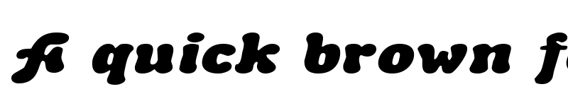 Preview of BubbleSoftExtended Italic