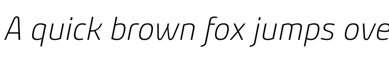 Preview of Bunday Clean Light Italic