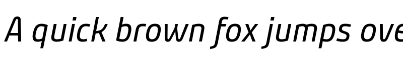 Preview of Bunday Clean Medium Italic