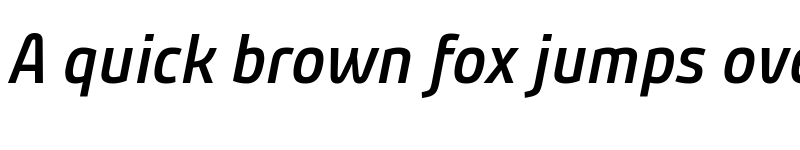 Preview of Bunday Clean SemiBold Italic