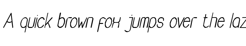 Preview of Buon Umore Rough Italic