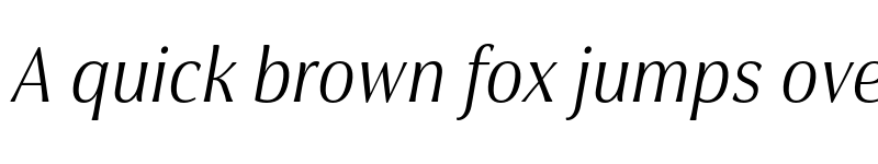 Preview of Cabrito Flare W03 Regular Condensed Italic