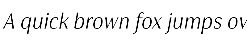 Preview of Cabrito Flare W05 Norm Book Italic