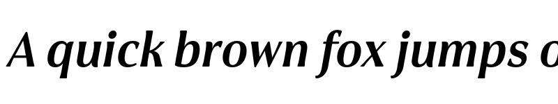 Preview of Cabrito Flare W05 Norm E ExtraBold Italic