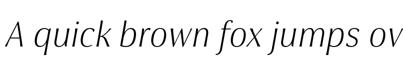 Preview of Cabrito Flare W05 Norm Light Italic