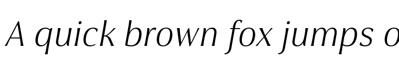 Preview of Cabrito Flare W05 t Book Extended Italic