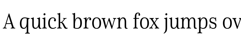 Preview of Cabrito Serif W05 Regular Condensed