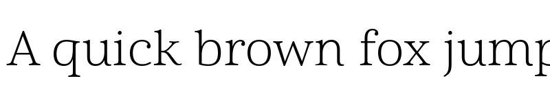 Preview of Cabrito Serif W05 t Light Extended