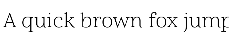 Preview of Cabrito Serif W05 t Thin Extended