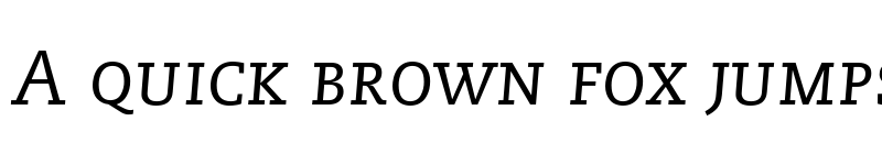 Preview of Caecilia RomanSC Italic