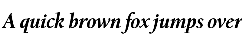 Preview of CalifornianText Bold Italic