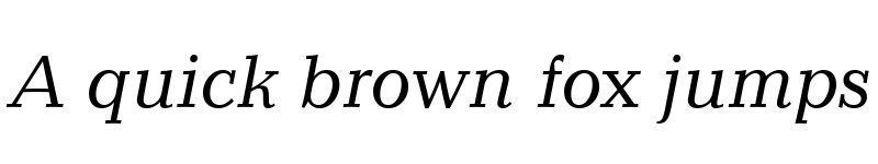 Preview of Candida BT Italic