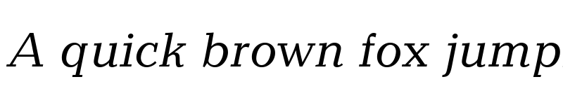 Preview of Candida LT Italic