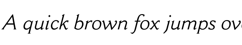 Preview of Cantoria MT Italic
