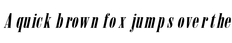 Preview of CapelliUltraCondensed Italic