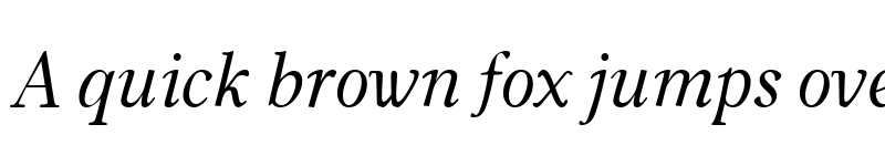 Preview of Carniola Italic