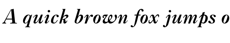 Preview of Caslon 3 ITALIC