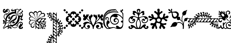 Preview of Caslon Ornaments SSi Ornaments