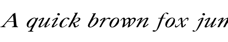 Preview of CaslonC Italic