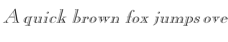 Preview of CaslonOpenFace Italic