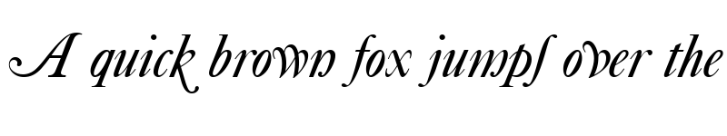 Preview of CaslonSwaAltDEE Italic