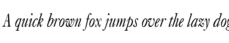 Preview of CasqueCondensed Italic