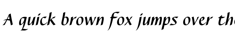 Preview of Caterina Bold Italic