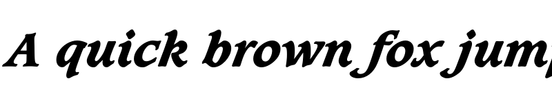 Preview of CaxtonEF ExtraBold Italic
