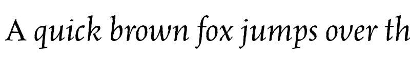 Preview of Celestia Antiqua Italic