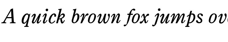 Preview of CenturyOldStyle Italic