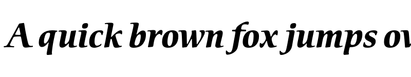 Preview of CerigoEF Bold Italic