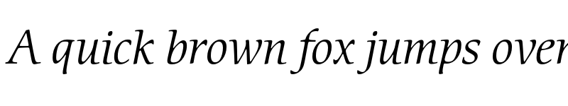 Preview of CerigoEF Book Italic