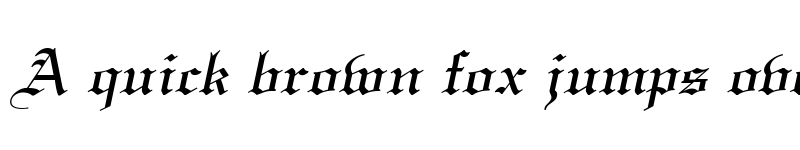 Preview of Certificate Italic