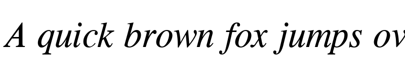 Preview of CG Times Cyr Italic