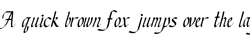 Preview of Chancery Cursive Italic