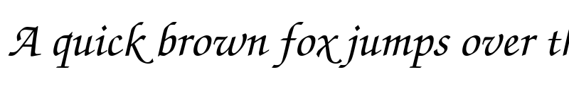 Preview of Chancery Script Medium SSi Medium Italic