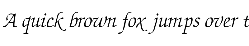 Preview of ChanceryScriptLightSSK Italic