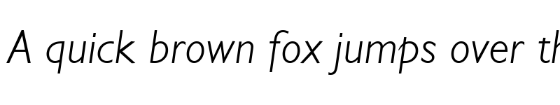 Preview of ChantillyLH Italic