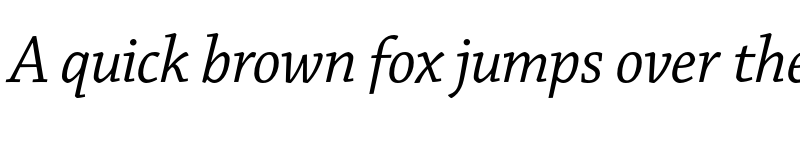 Preview of Chaparral Pro Italic Subhead