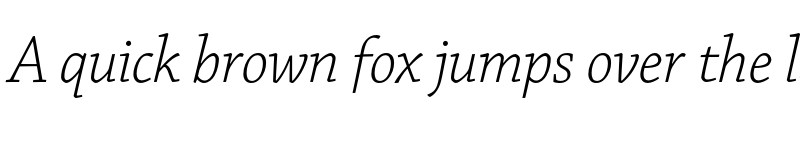 Preview of Chaparral Pro Light Italic Subhead