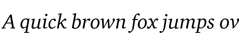 Preview of CharterITCReg Italic