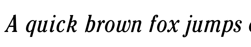 Preview of Cheltenham CondBook Italic