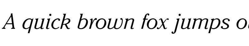 Preview of Cheltenham LT Light Italic